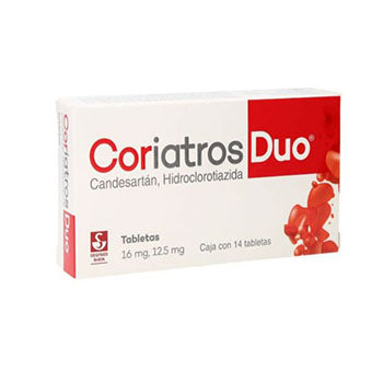 CORIATROS DUO c/14 TABS. 16/12.5 MG.