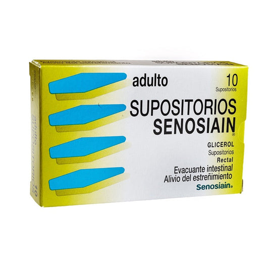 SUPOSITORIOS SENOSIAIN ADULTO c/10 SUPS. 2.632 G.