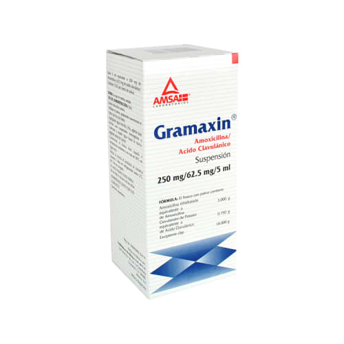 GRAMAXIN SUSP. Fco. 60 ML. 250-62.5 MG/5 ML.