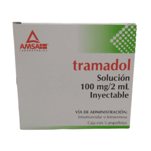 TRAMADOL (Amsa) Sol. Iny. c/5 AMPTAS. 100 MG/2 ML.