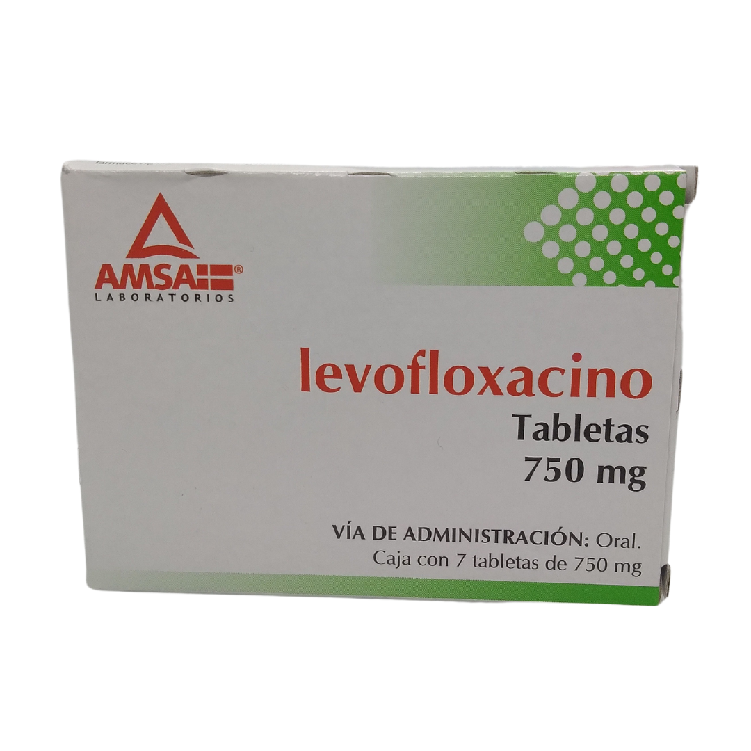 LEVOFLOXACINO (Amsa) c/7 TABS. 750 MG.