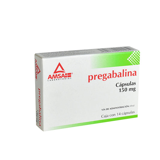 PREGABALINA (Amsa) c/14 CAPS. 150 MG.