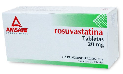 ROSUVASTATINA (Amsa) c/30 TABS. 20 MG.