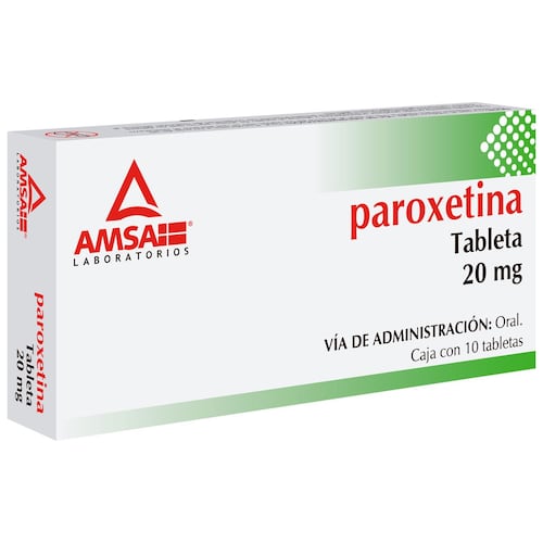 PAROXETINA (Amsa) c/10 TABS. 20 MG.