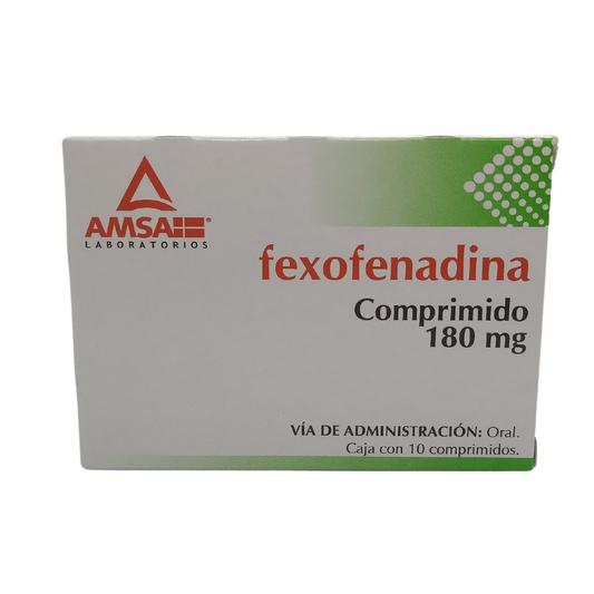 FEXOFENADINA (Amsa) c/10 COMPS. 180 MG.