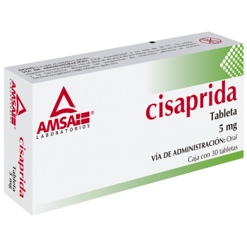 CISAPRIDA (Amsa) c/30 TABS. 5 MG.