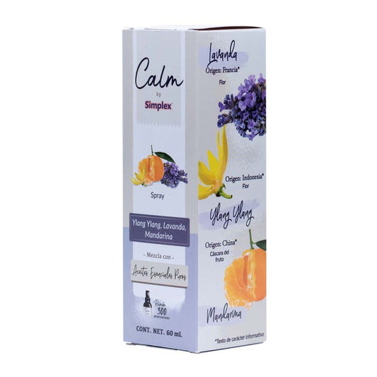 CALM BY SIMPLEX SPRAY YY/L/M Ac. Esenciales Fco. 60 ML.