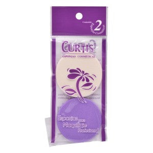 ESPONJAS PARA MAQUILLAJE (Curtis) Bolsa c/2 Pzs.