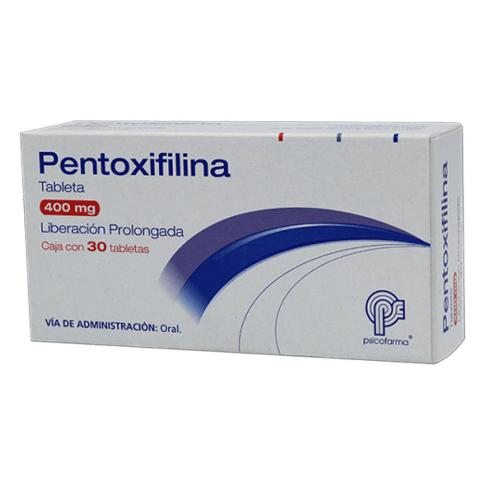 PENTOXIFILINA (Psicofarma) c/30 TABS. L.P. 400 MG.