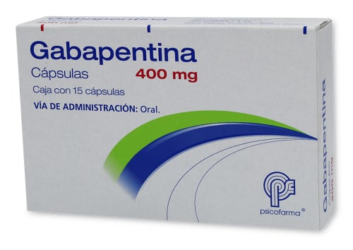 GABAPENTINA (Psicofarma) c/15 CAPS. 400 MG.