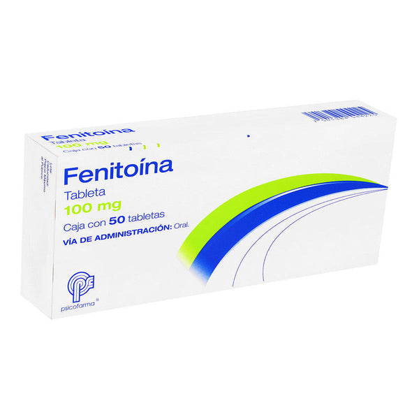 FENITOÍNA (Randall) c/50 TABS. 100 MG.