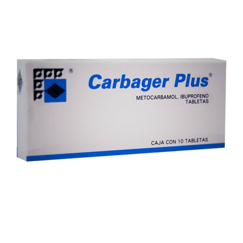 CARBAGER PLUS c/10 TABS. 300/300 MG.