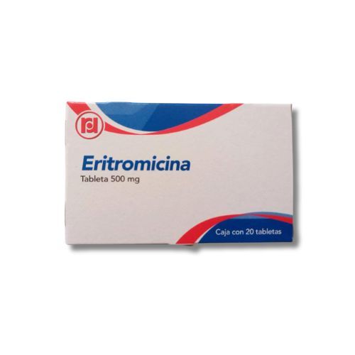 ERITROMICINA (Randall) c/20 TABS. 500 MG.