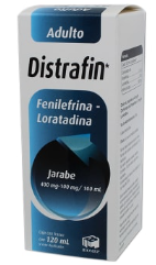 DISTRAFIN JARABE Adulto Fco. 120 ML. 400-100 MG/100 ML.