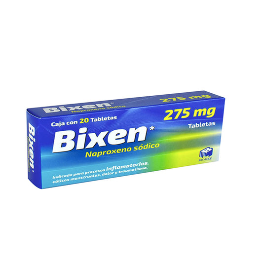 BIXEN c/20 TABS. 275 MG.