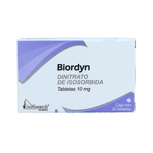 BIORDYN c/20 TABS. 10 MG.