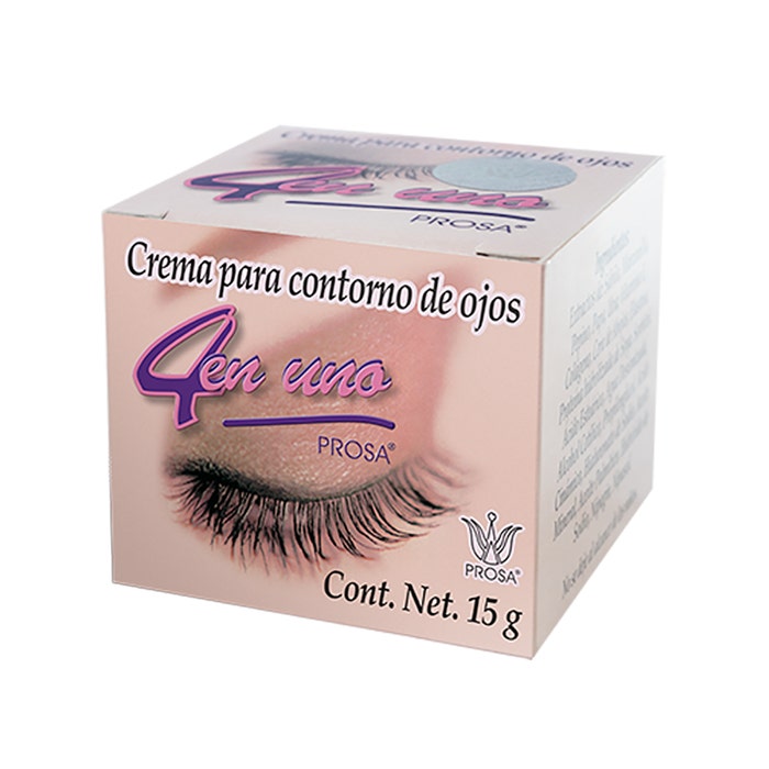 CREMA p/CONTORNO DE OJOS 4 en UNO Tarro c/15 G.