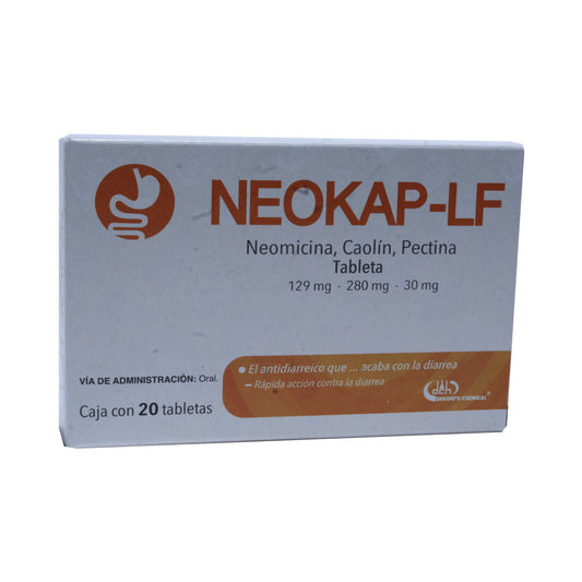 NEOKAP-LF c/20 TABS. 129/280/30 MG.