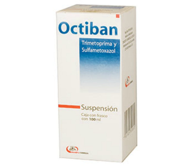 OCTIBAN SUSP. Fco. 100 ML. 40-200 MG/5 ML.