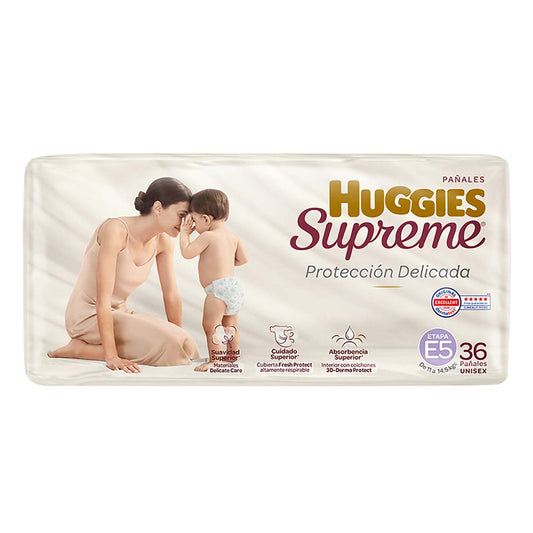 HUGGIES SUPREME Unisex (Etapa 5 / 11-14.5 Kg.) c/36 Pzs.