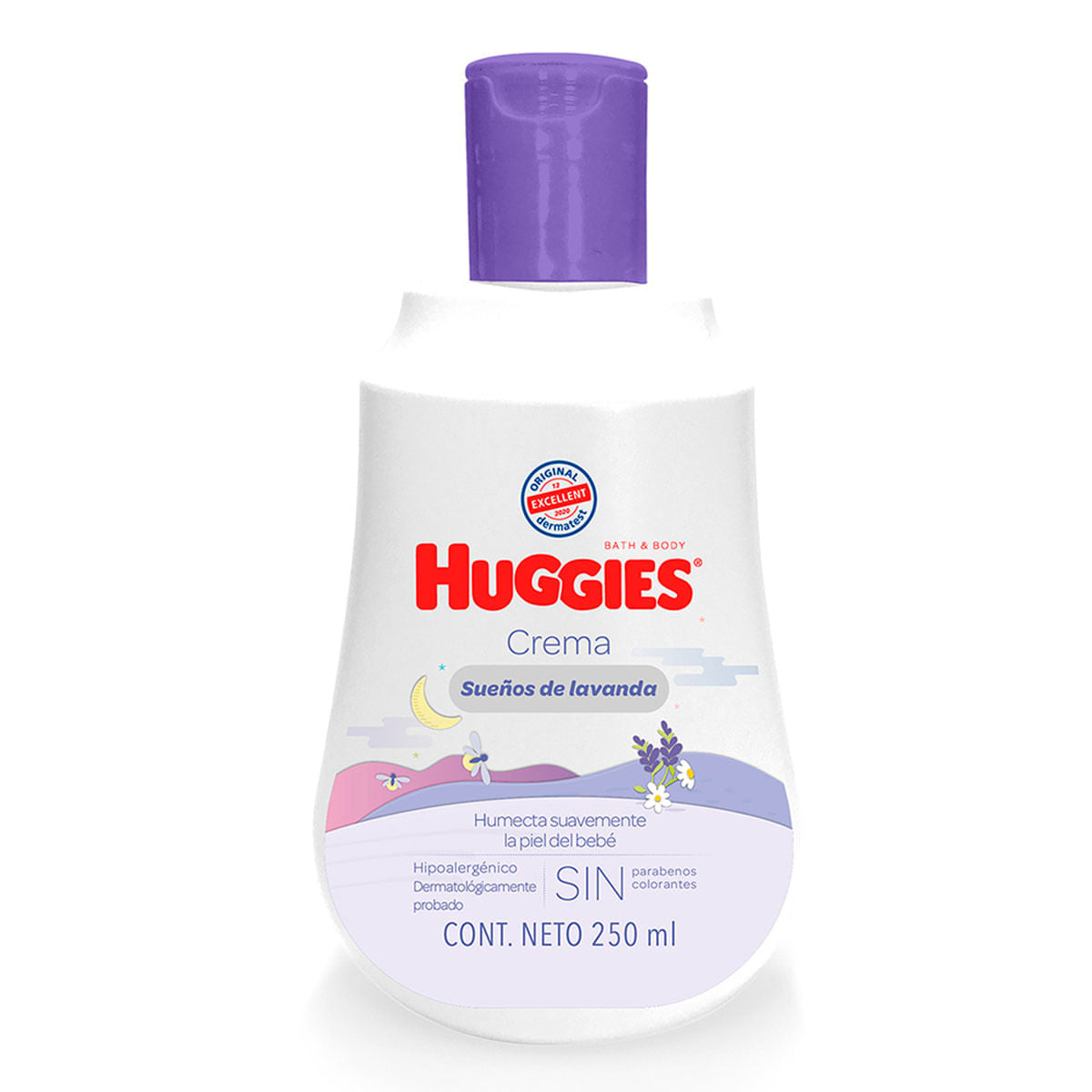 HUGGIES Sueños de Lavanda CREMA Fco. c/250 ML.