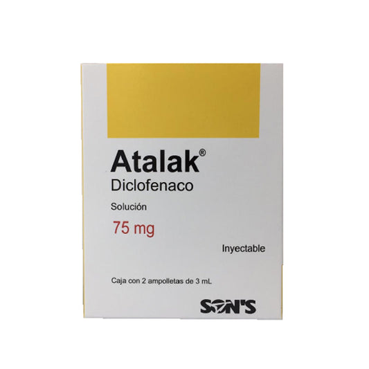 ATALAK Sol. Iny. c/2 AMPTAS. 75 MG/3 ML.