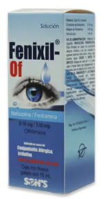 FENIXIL-OF SOL. Oftálmica Fco. Gotero 15 ML. 0.16-3.0 MG/1 ML.