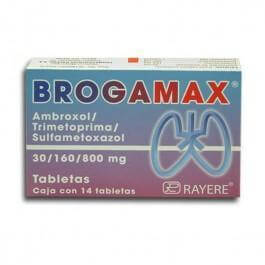 BROGAMAX c/14 TABS. 160/800/30 MG.