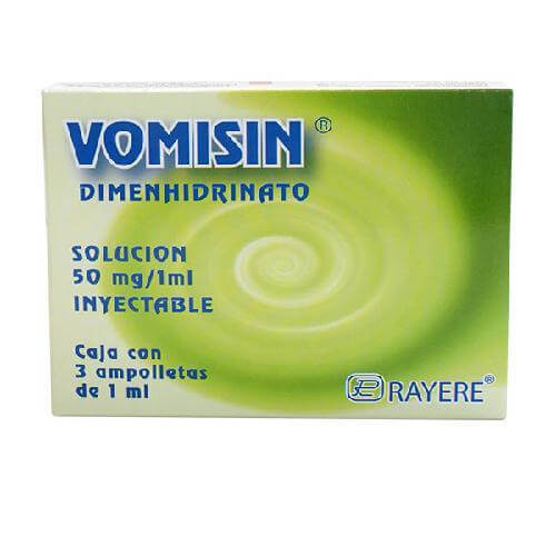 VOMISIN Sol. Iny. c/3 AMPTAS. 50 MG/1 ML.