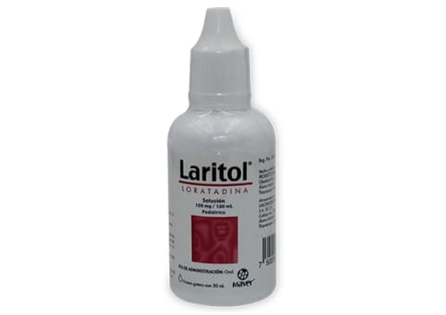 LARITOL SOL. Pedtco. Fco. Gotero 30 ML. 100 MG/100 ML.