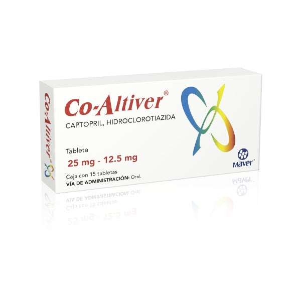 CO-ALTIVER c/15 TABS. 25/12.5 MG.