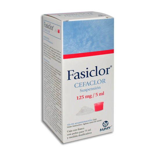 FASICLOR SUSP. Fco. 75 ML. 125 MG/5 ML.