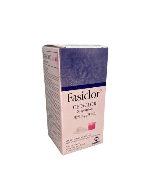 FASICLOR SUSP. Fco. 50 ML. 375 MG/5 ML.