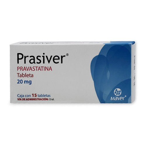 PRASIVER c/15 TABS. 20 MG.