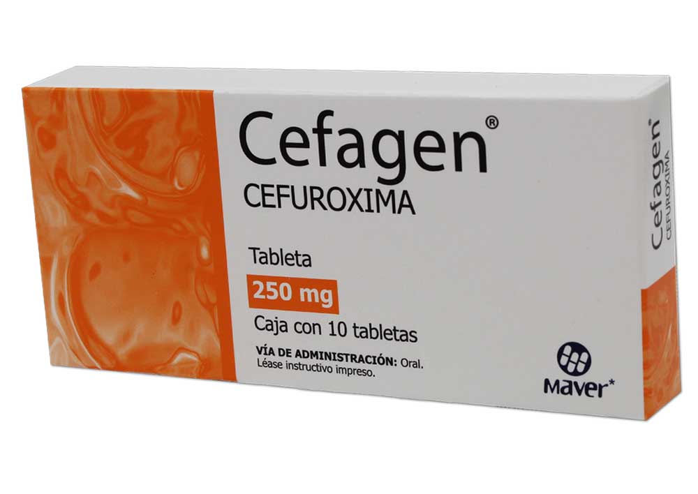 CEFAGEN c/10 TABS. 250 MG.