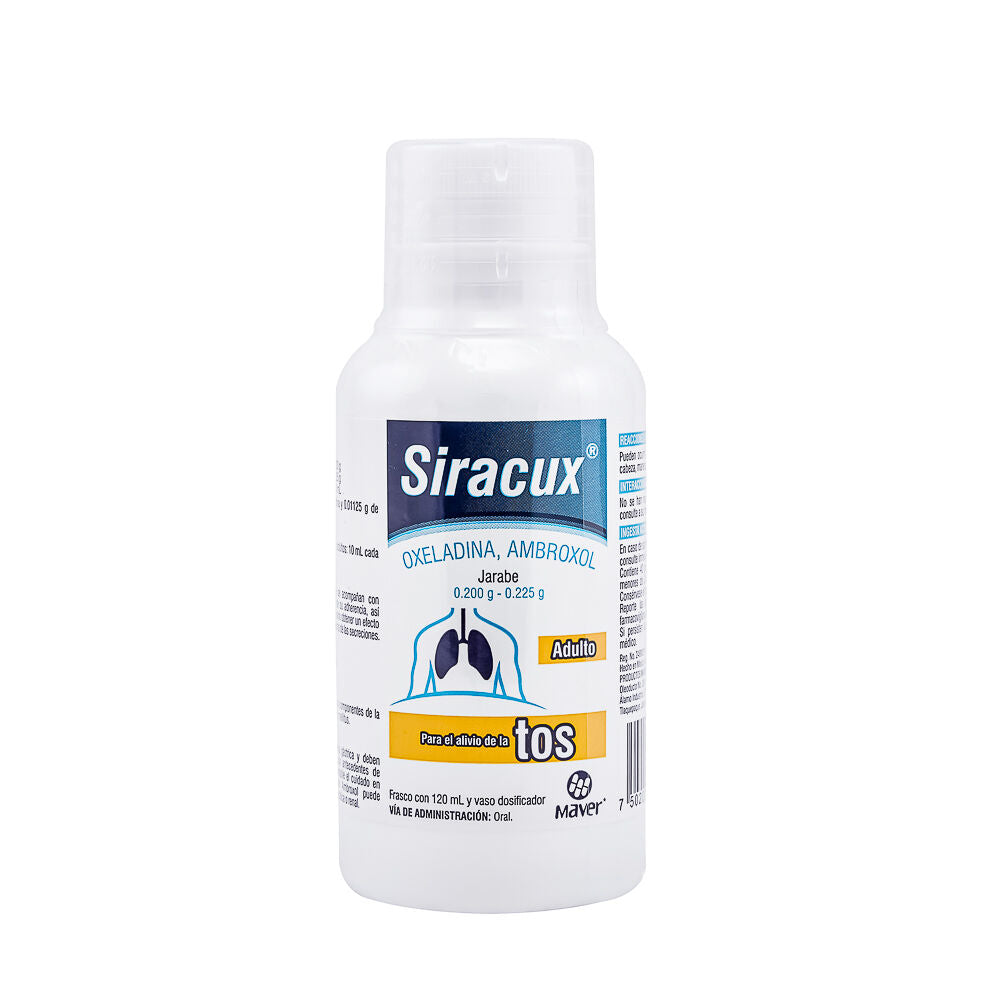 SIRACUX JARABE ADULTO Fco. 120 ML. 0.200-0.225 G/100 ML.