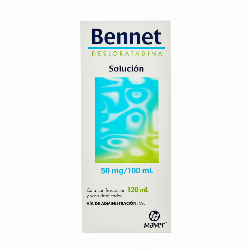 BENNET SOLUCIÓN Fco. 120 ML. 50 MG/100 ML.