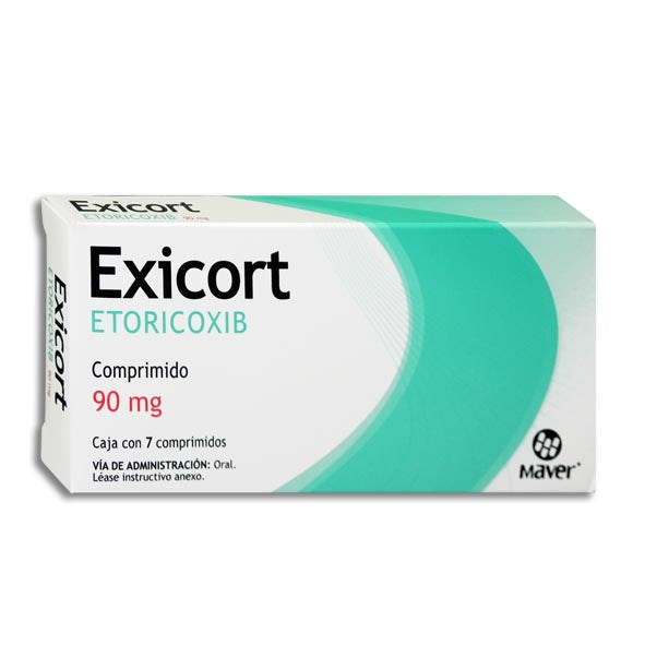 EXICORT c/ 7 COMPS. 90 MG.