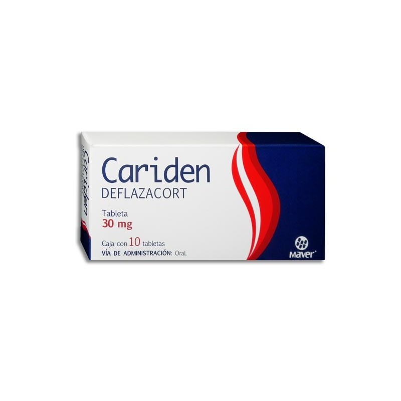 CARIDEN c/10 TABS. 30 MG.