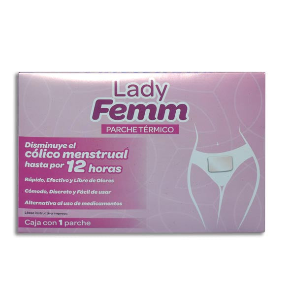 LADY FEMM Cja. c/1 PARCHE TÉRMICO.