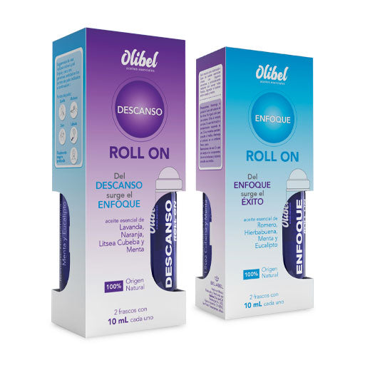 OLIBEL DESCANSO Y ENFOQUE ROLL ON Caja c/2 FCOS. 10 ML.