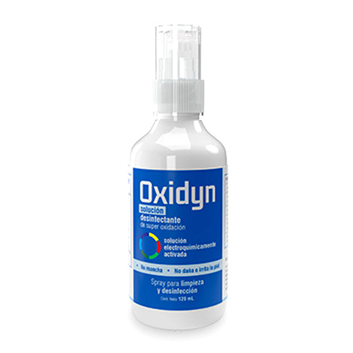 OXIDYN Desinfectante de super oxidación SOL. SPRAY Fco. c/120 ML.