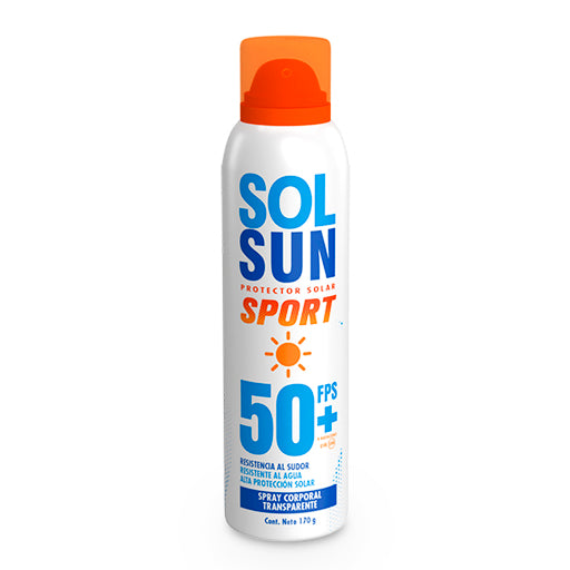 SOL SUN Protector Solar SPRAY CORPORAL FPS50+UVB/UVA Fco. c/170 G.