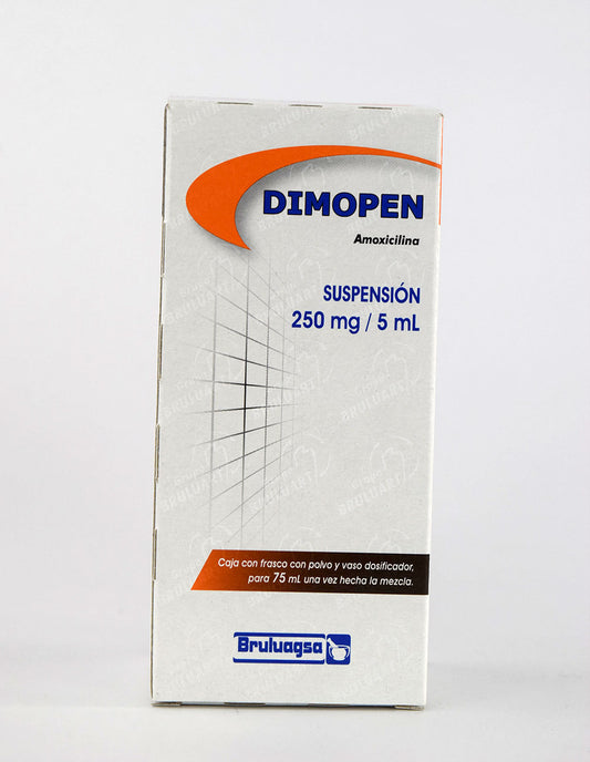 DIMOPEN SUSP. Fco. 75 ML. 250 MG/5 ML.