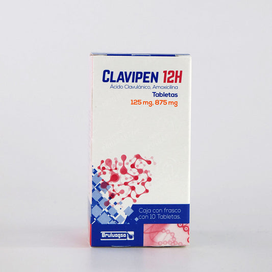 CLAVIPEN 12H c/10 TABS. 875/125 MG.