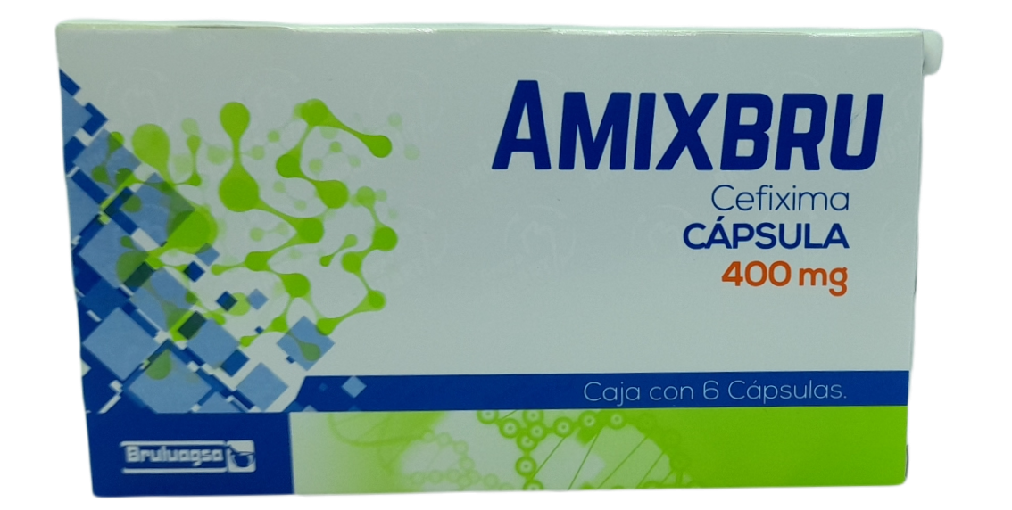 AMIXBRU c/6 CAPS. 400 MG.