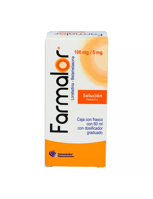 FARMALOR SOL. Pediátrica Fco. 60 ML. 100-5 MG/100 ML.