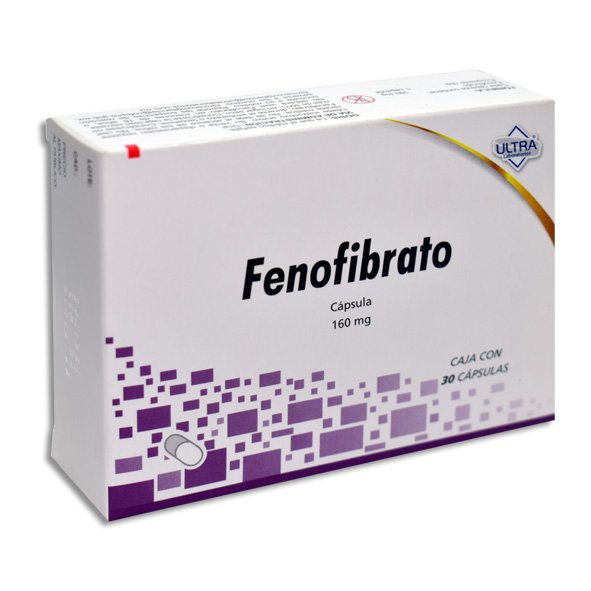 FENOFIBRATO (Ultra) c/30 CAPS. 160 MG.