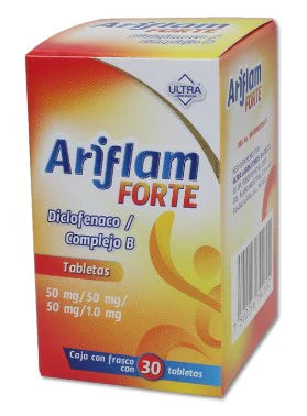 ARIFLAM FORTE c/30 TABS. 50/50/50/1.0 MG.