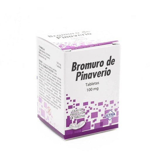 BROMURO DE PINAVERIO (Ultra) c/14 TABS. 100 MG.